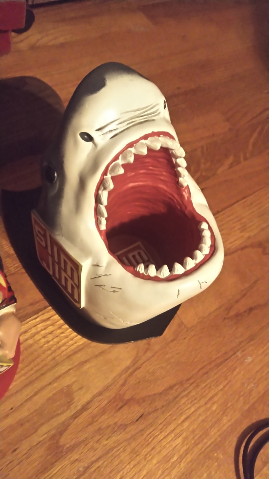 Slim Jim Shark Wall Display Piece Great White Bite