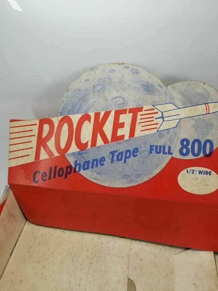 Rocket Cellophane Tape Rare Display 3 Empty dispensers General Store Movie Prop