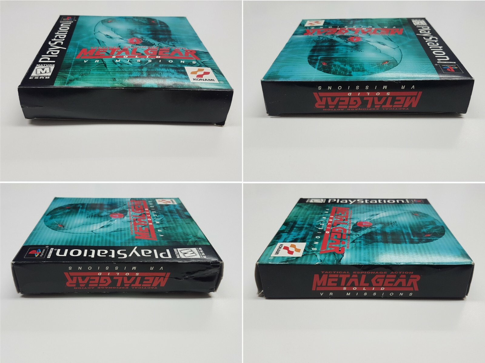 Metal Gear Solid VR Missions Playstation 1 Store Promotion Display Box *wear