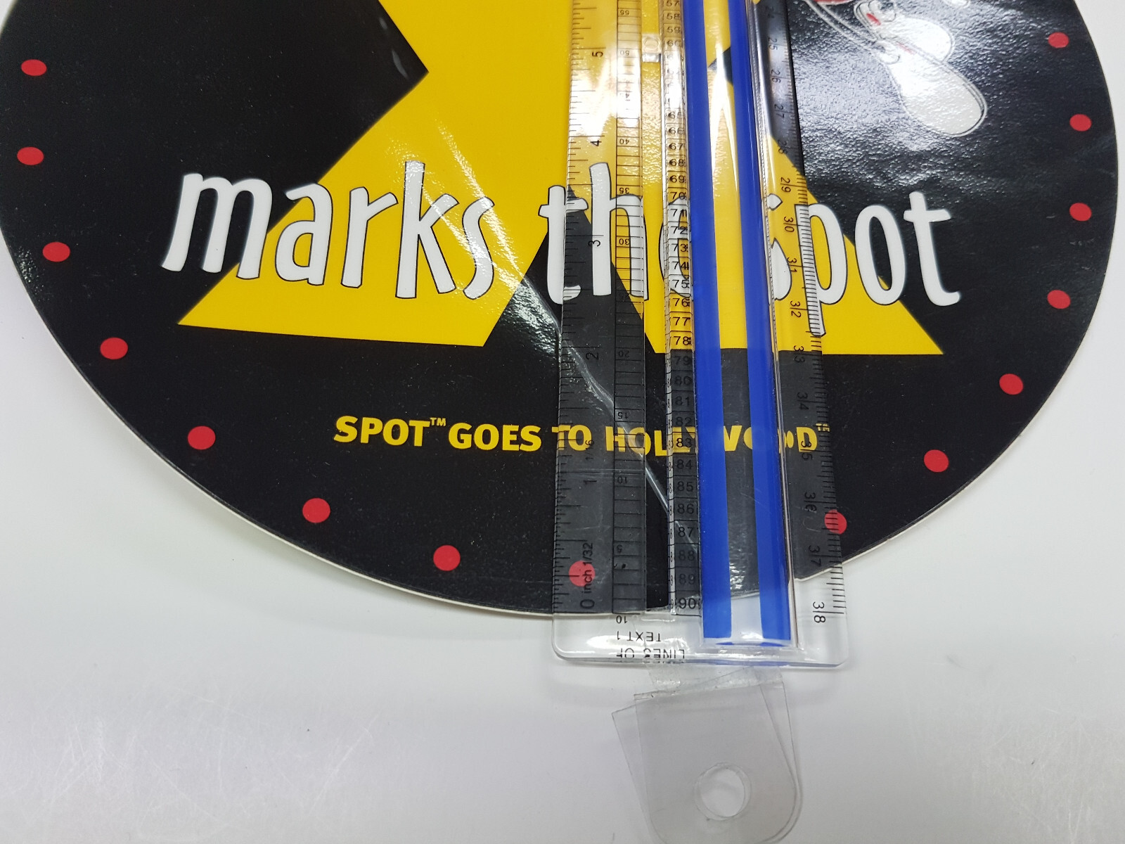 Spot Goes to Hollywood PS1 Playstation 1 Store Display Floor Sticker *Read*NEW