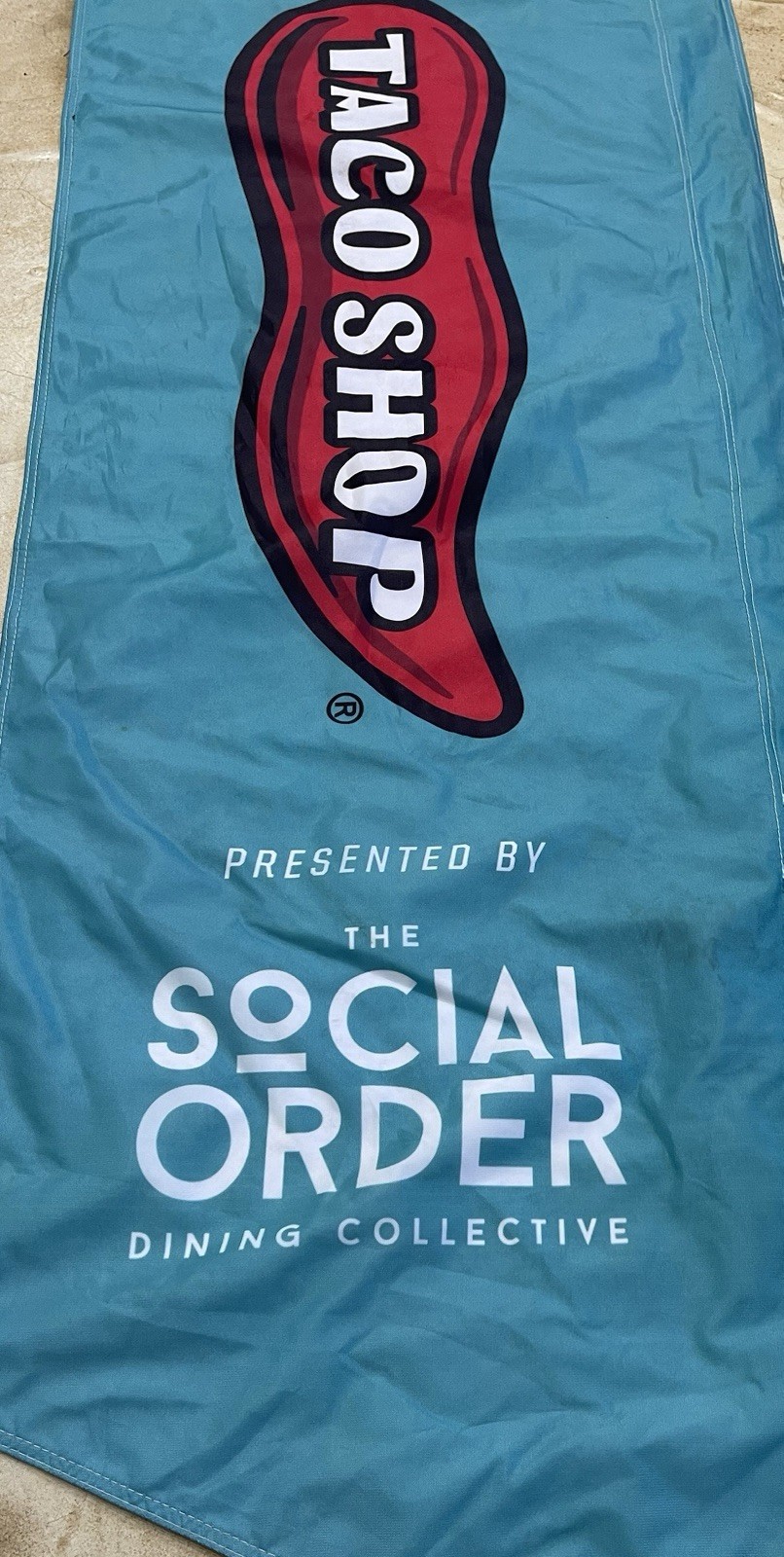 Fuzzy’s Taco Advertising Banner Man Cave Dorm Room