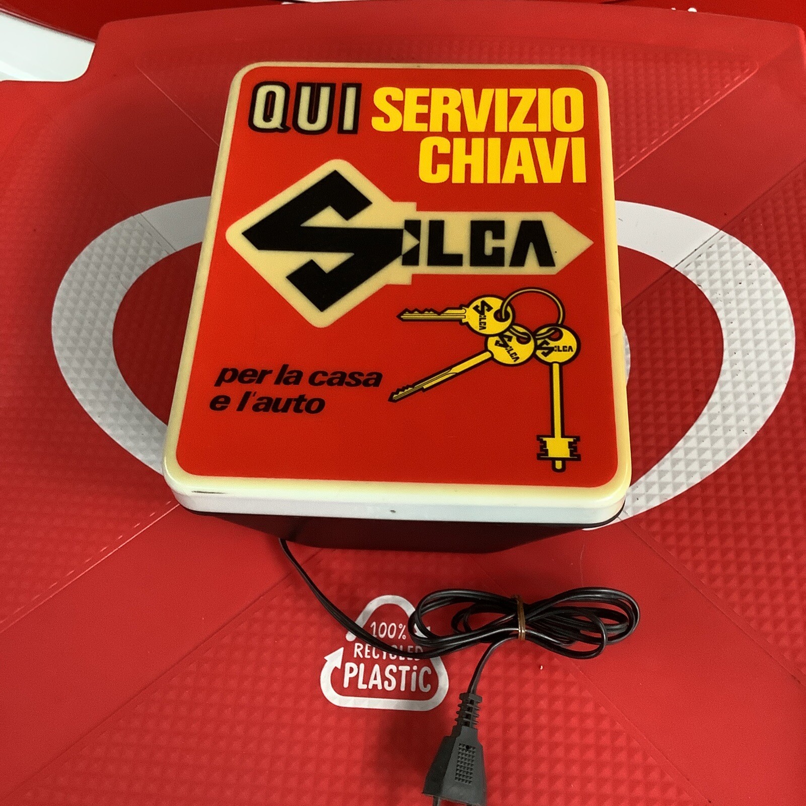 SILCA KEY SERVICE Luminous Sign