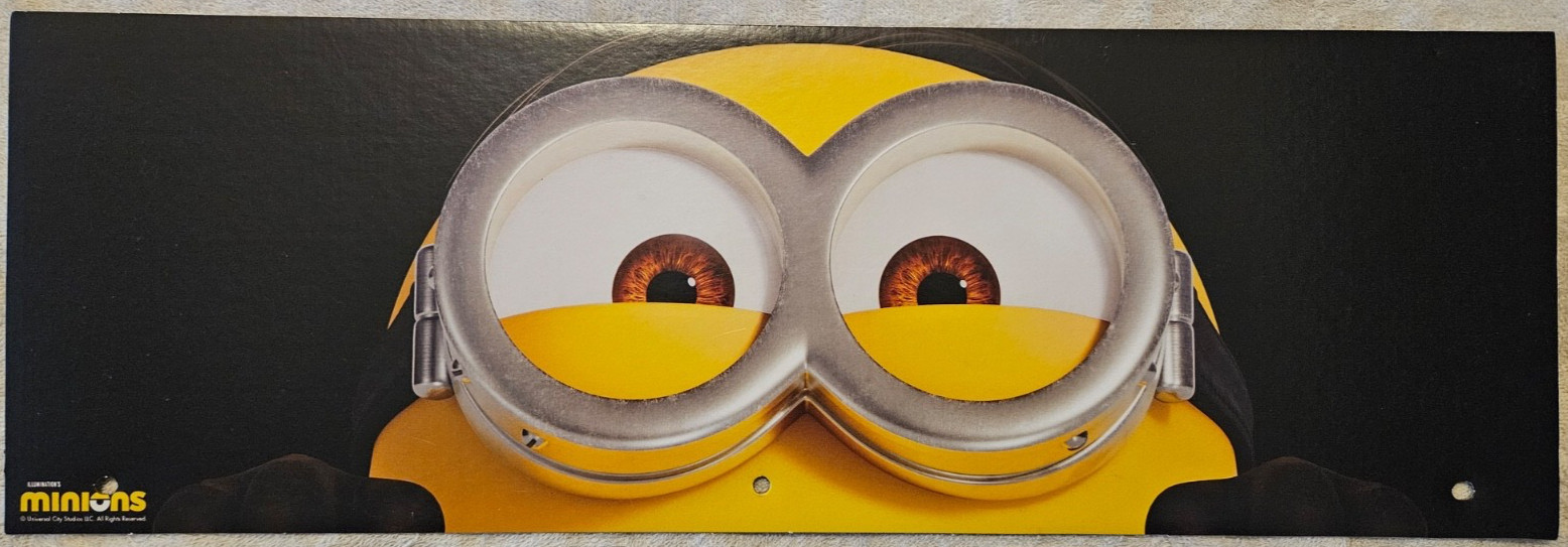 SPIRIT HALLOWEEN Store Exclusive Display Sign MINIONS 2025
