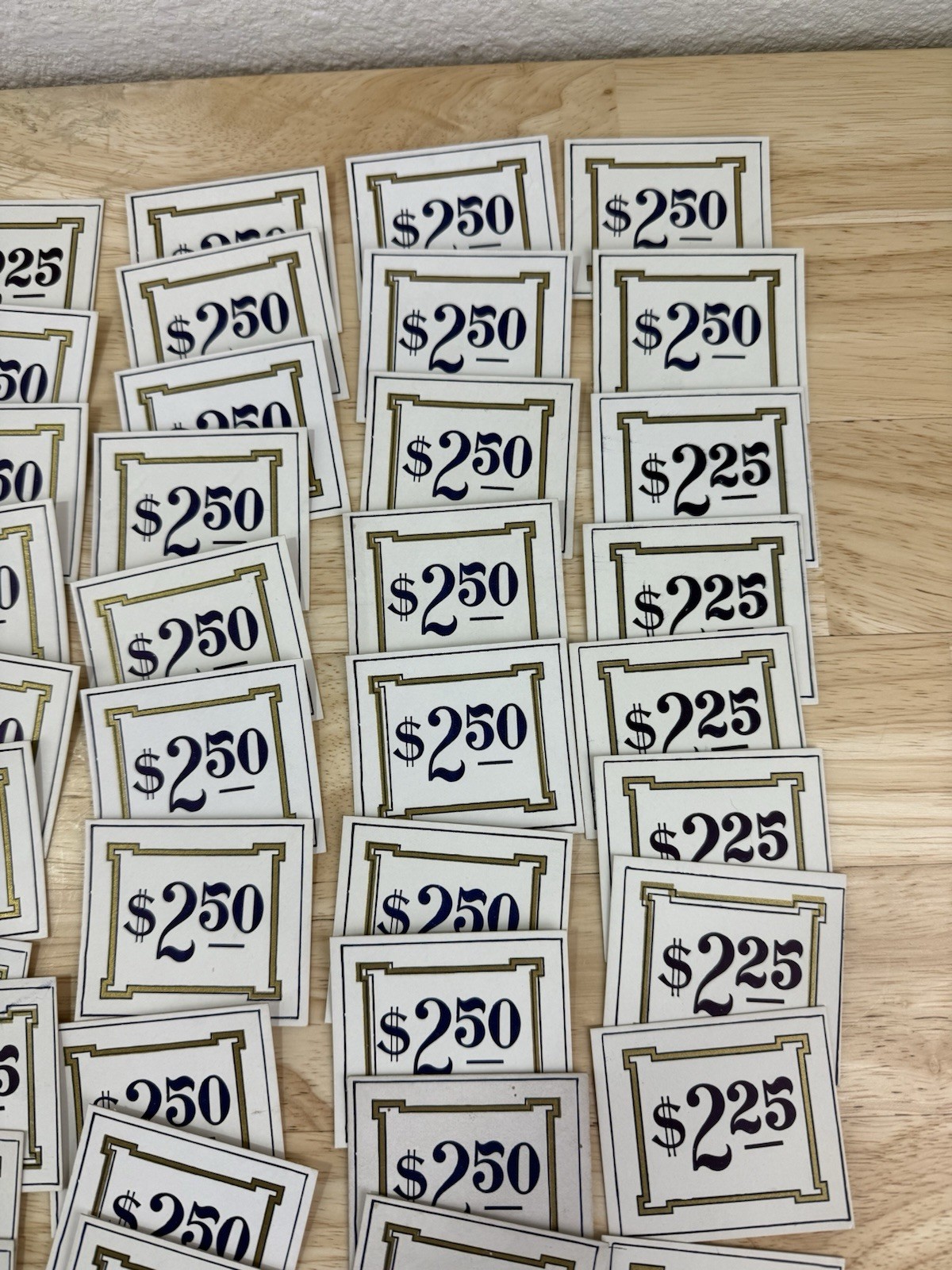 Vintage Country General Store Shelf Price Tags Labels Lot 85 Total Salvage