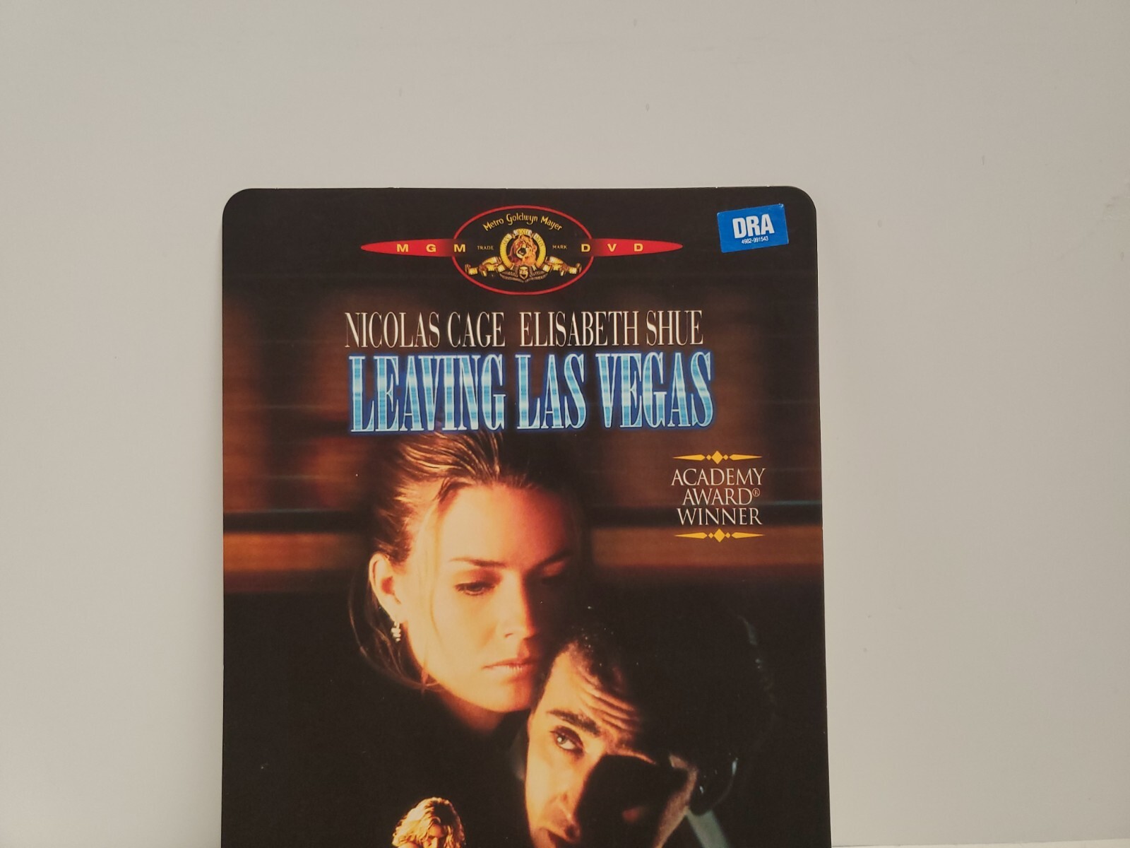 Leaving Las Vegas BLOCKBUSTER DVD BACKER CARD ONLY 5.5″X8″