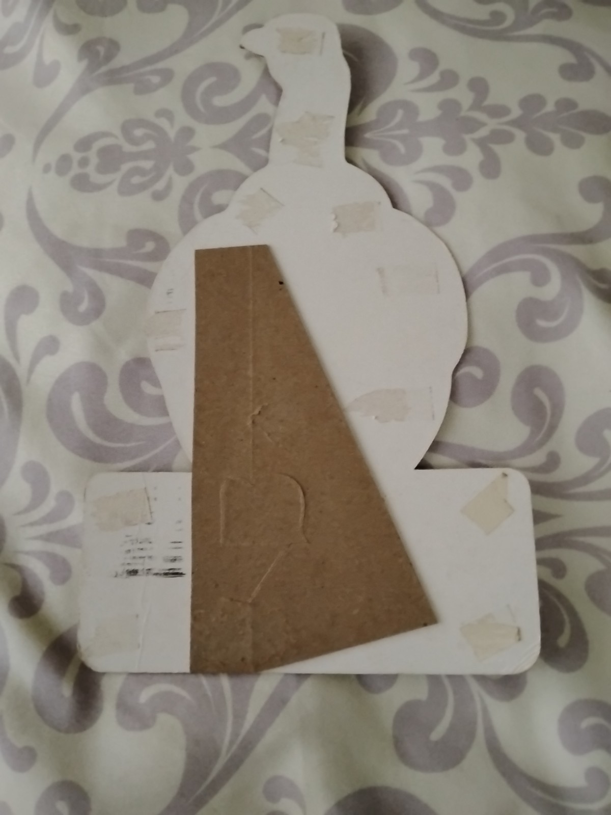 1950’S DIE-CUT, RED GOOSE SHOES, CARDBOARD EASEL SIGN