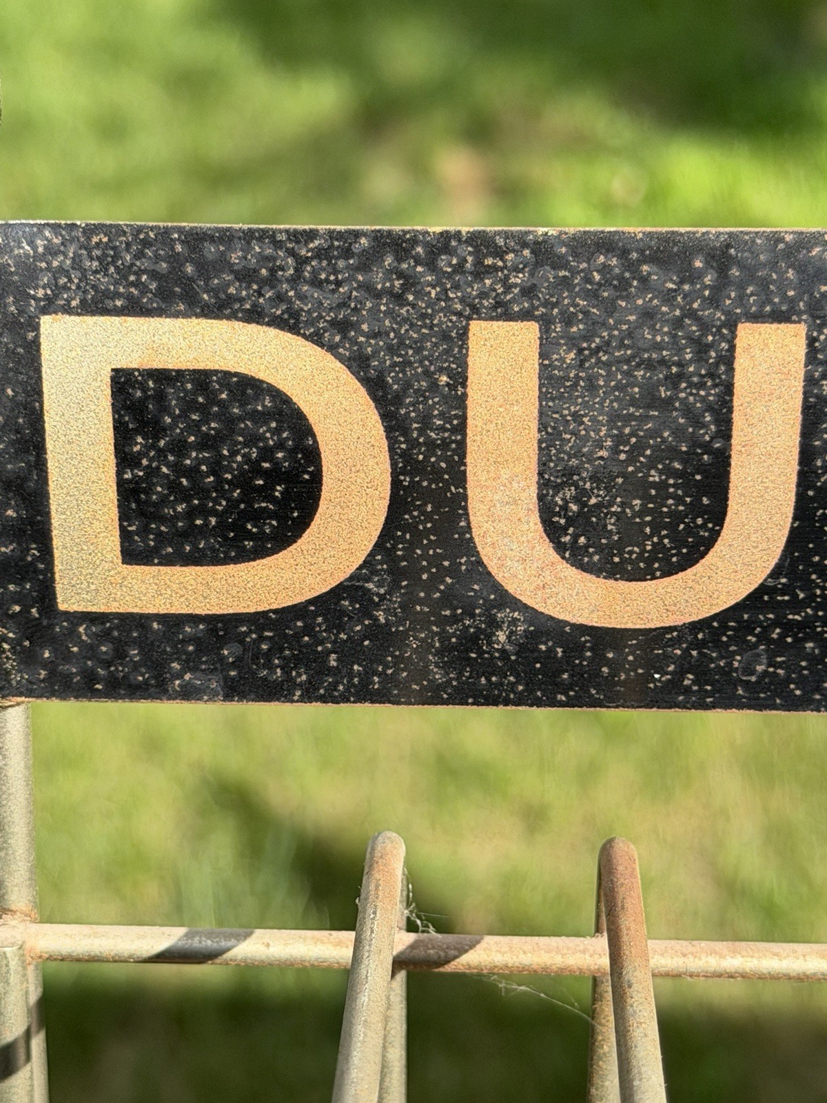 Vtg Duracell Battery Wire Advertising Store Display Rack Pegboard – Tin Sign