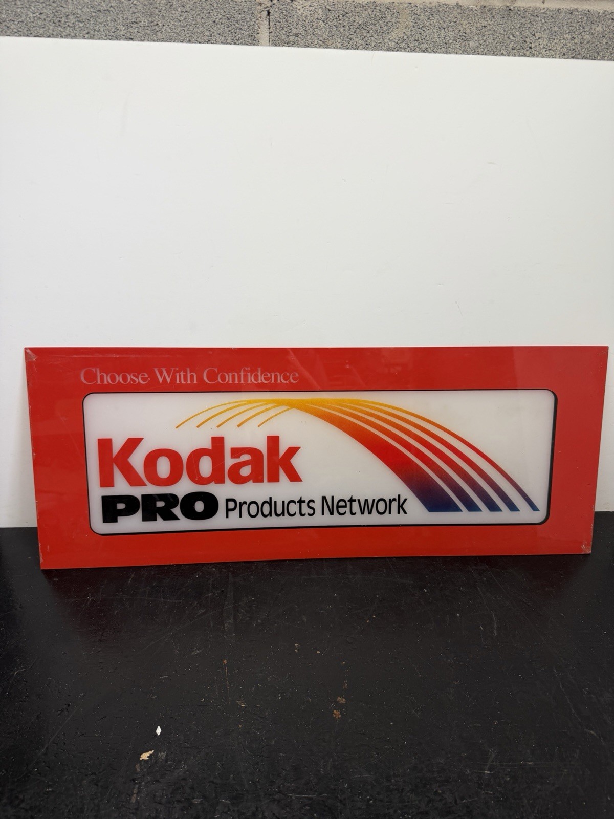 Vintage Kodak Pro Camera Promotional Sign 27×11