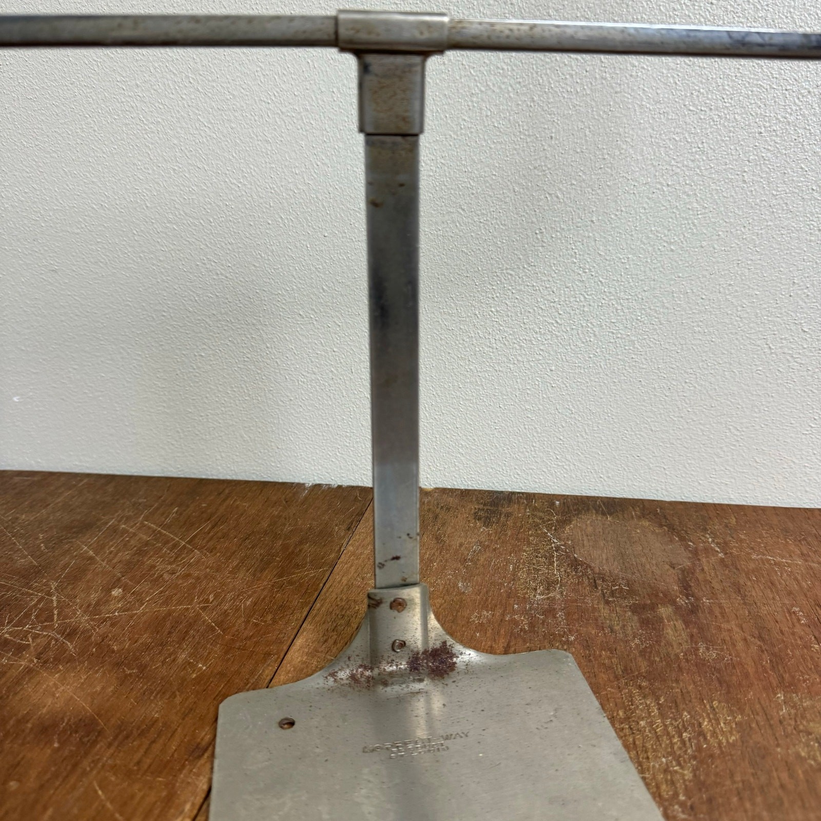 Korrect-Way Product St. Louis Mo Metal Table Diner Store Shop Sign Display