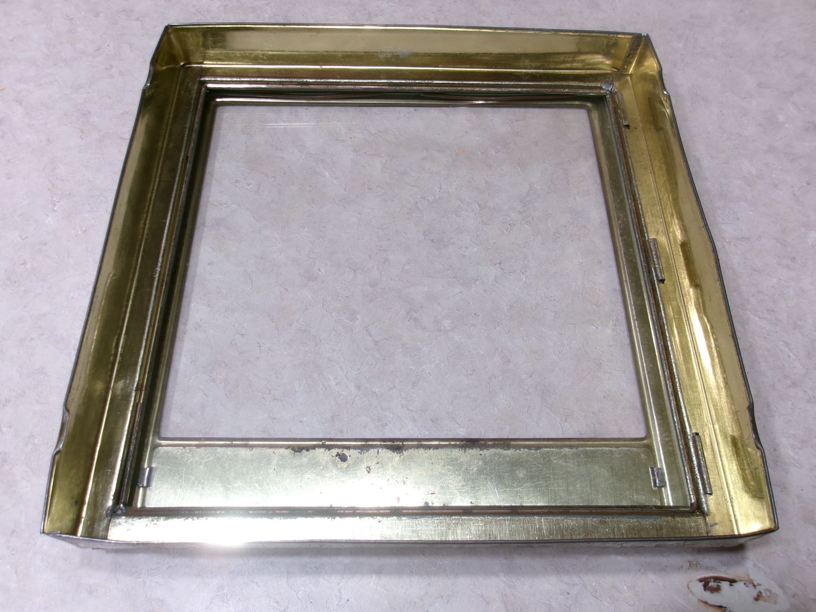 Antique Brach’s Pure Candy Country Store Display Advertising Hinged Lid w/Glass