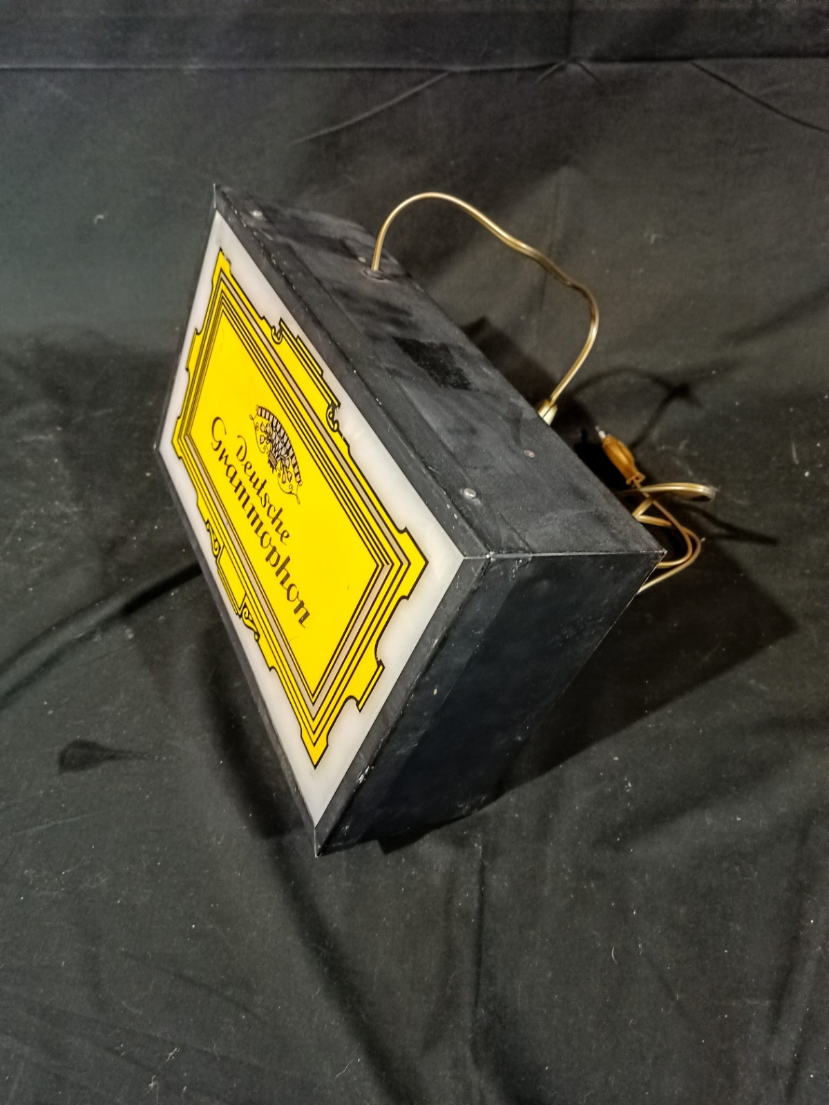 Antique Deutsche Grammophon Neon Light Sign 1970s 900s Advertising Sign
