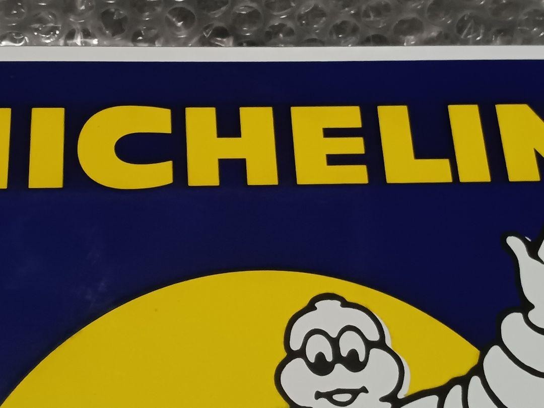 Vintage Michelin Bibendum Enamel Steel Sign 30cm Retro French Garage Wall Decor