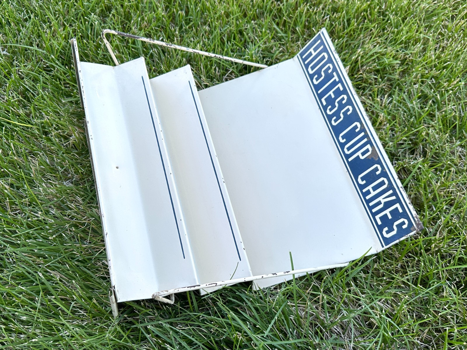 EARLY Vintage HOSTESS CUP CAKES Metal Store Display Rack Stand Advertising RARE!