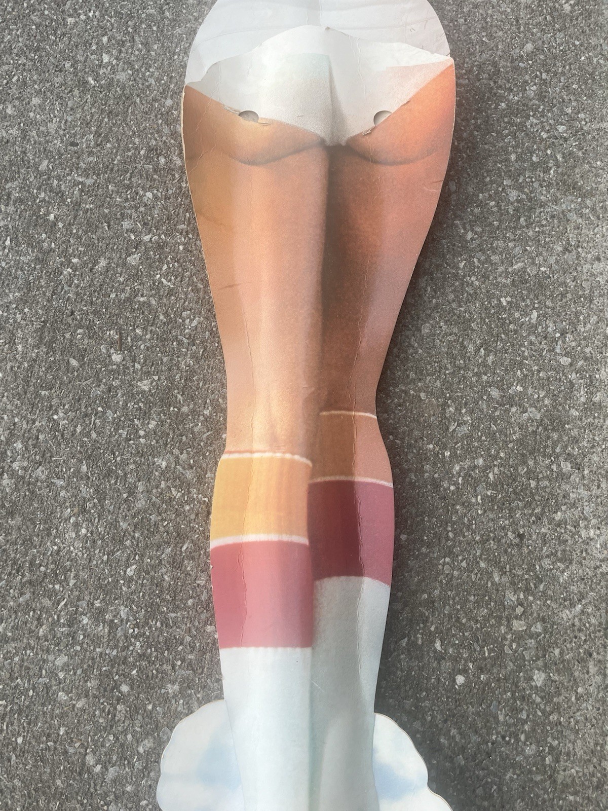 Vtg 70’s Barbara Streisand Cardboard Standee Superman Store Promo 67”