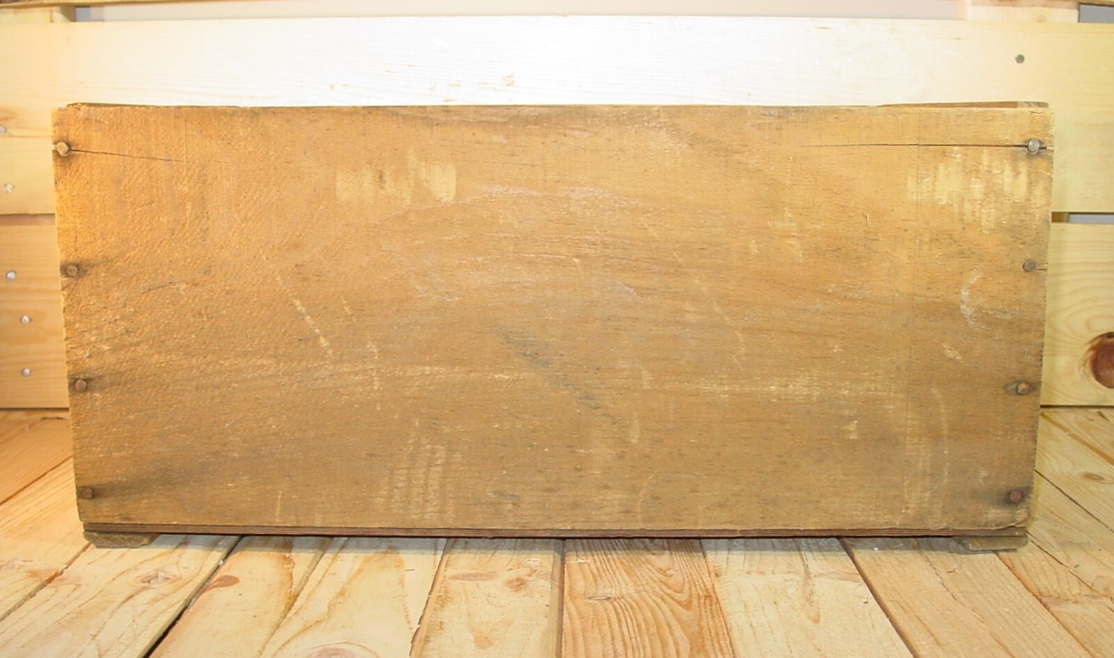 Vintage MODOC BRAND PEARS Crate w/ American Indian Logo Modoc Orchards Co Oregon