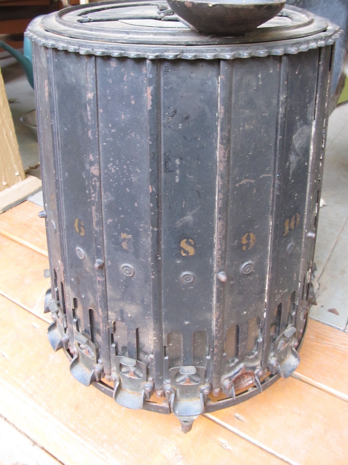 1880’s Henry Westphal’s Countertop Rotating Store Screw Bolt Shot Cabinet