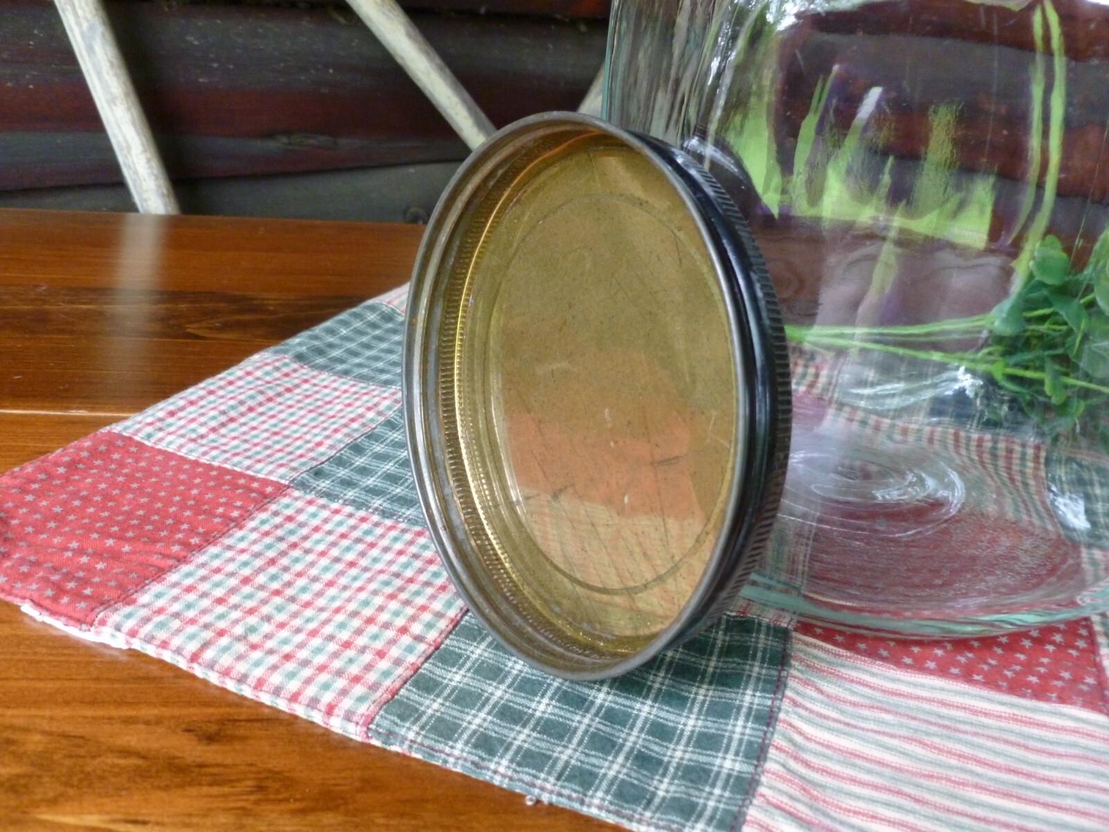 Vintage NECCO CANDIES Drug Store GLASS CANDY JAR Store Counter Advertising NICE!