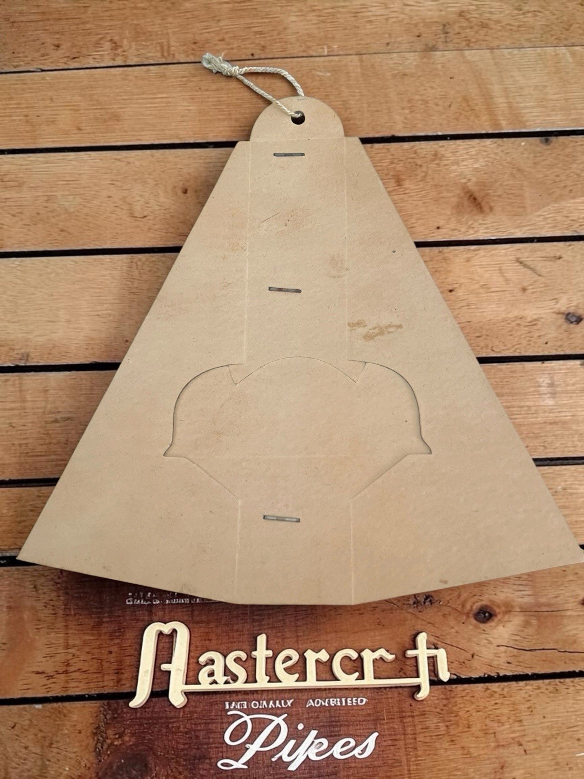 Vintage 1950s Mastercraft Pipes Bing Crosby Cardboard Store Display Sign Die-Cut