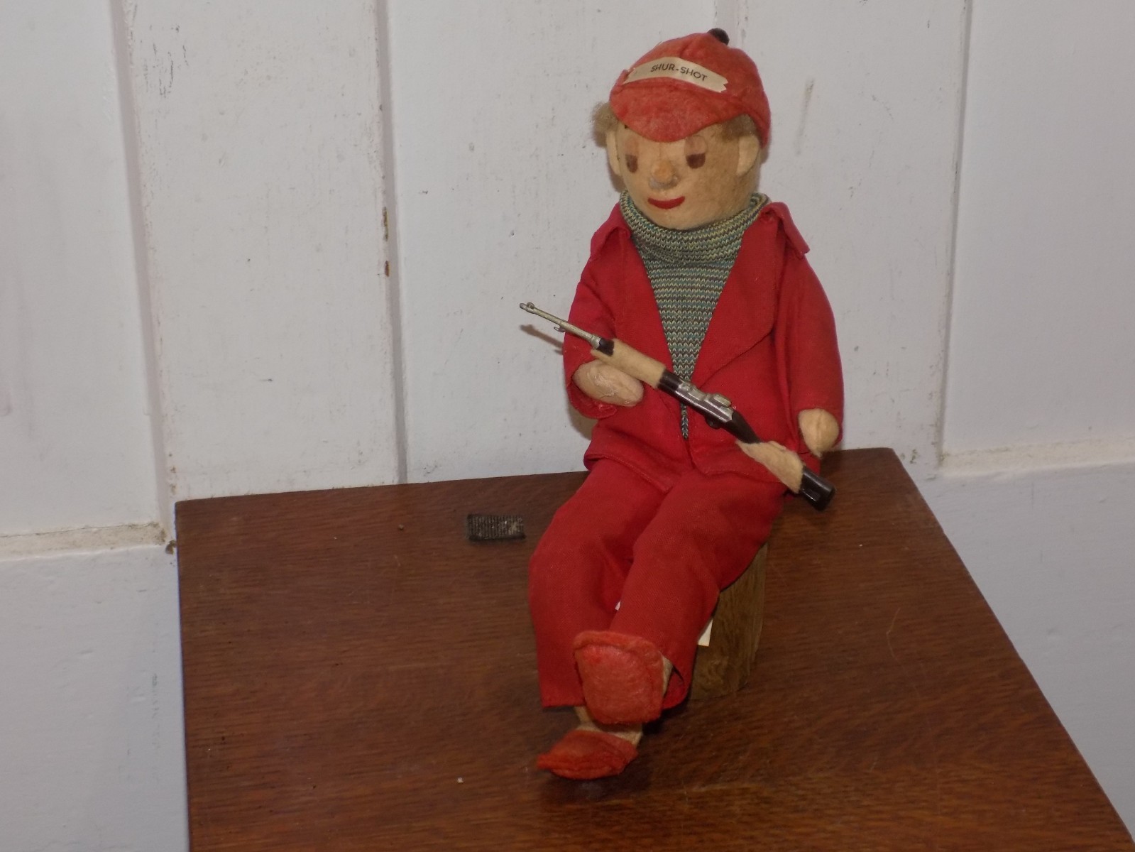 Vintage Shur Shot Advertisement Plush Display Figure