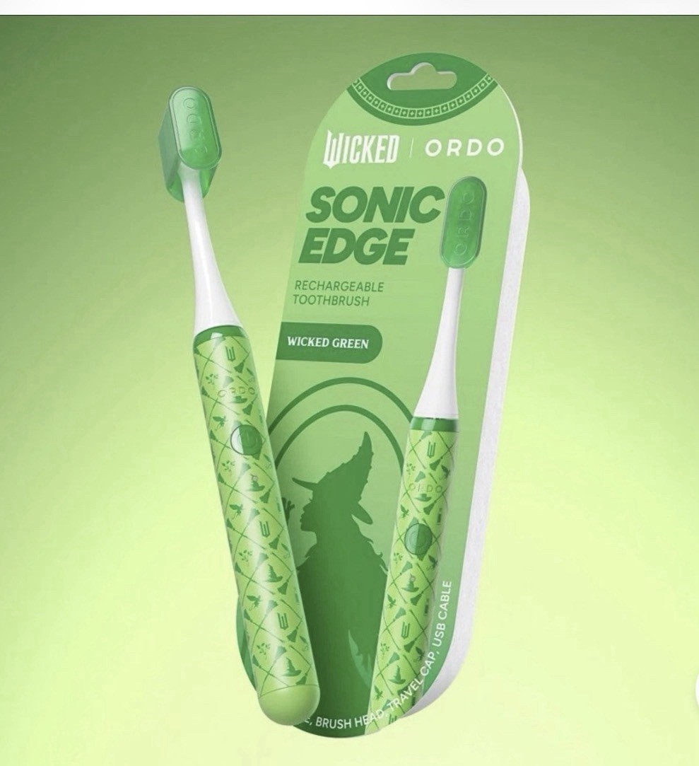 Wicked For Good 2025 Movie – Store Display ORDO Sonic Edge Toothbrush Stand Box