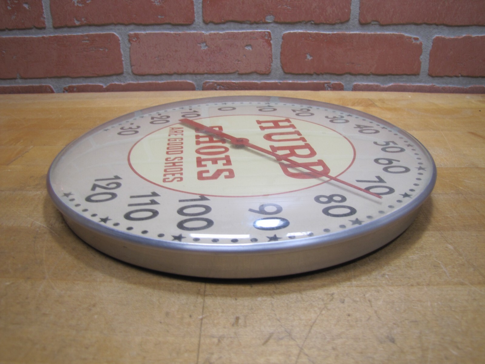 HURD SHOES ARE GOOD SHOES Orig Old Store Display Advertising Thermometer Sign Ad