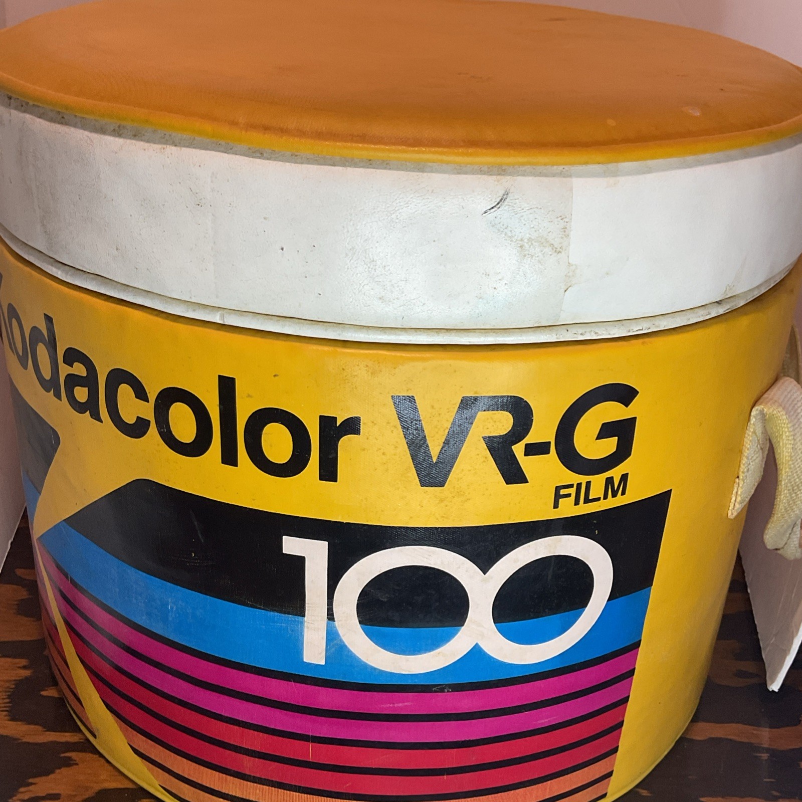 Vintage Kodak Foam And Vinyl Cooler Kodacolor VR-g 100 Film Promotional Item