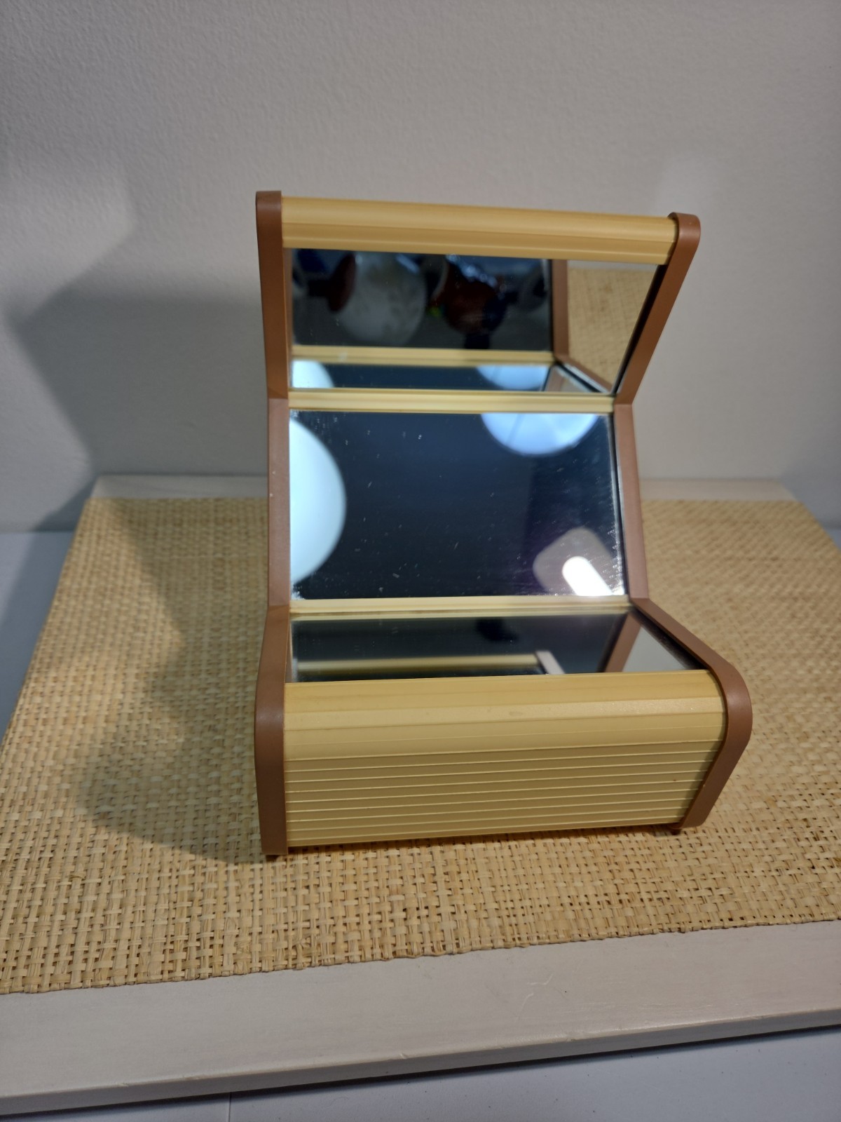 Vintage Ultima II Calvin Klein Beauty Counter Display Mirror Hong Kong 1984