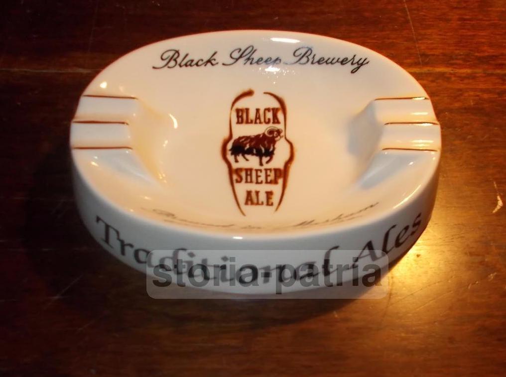 COLLECTIBLE ADVERTISING_ASHTRAY_BLACK SHEEP BREWERY_TRADITIONAL ALES