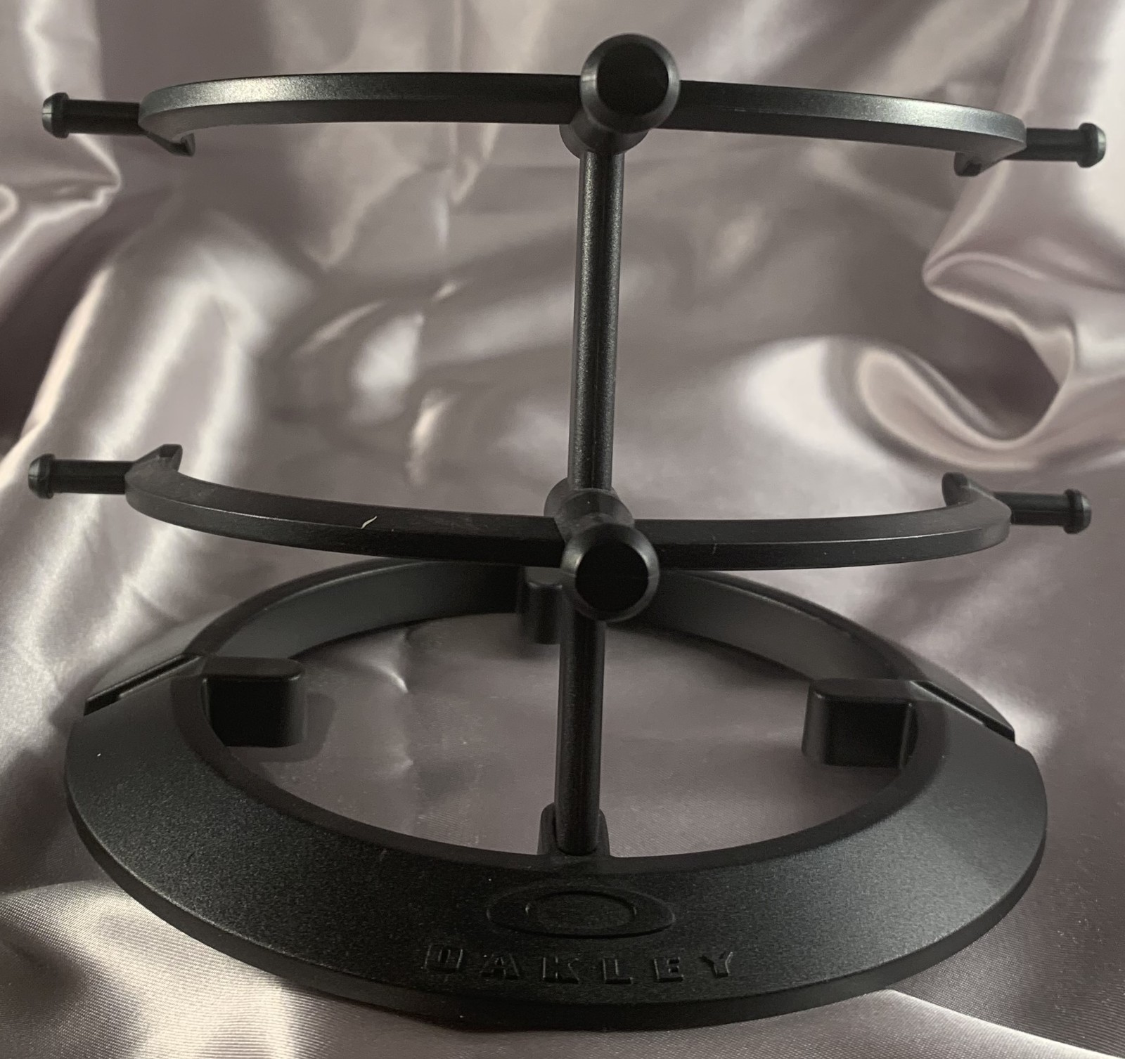 OAKLEY 2 TIER RISER DISPLAY STAND ONLY. EYEGLASSES NOT INCLUDED