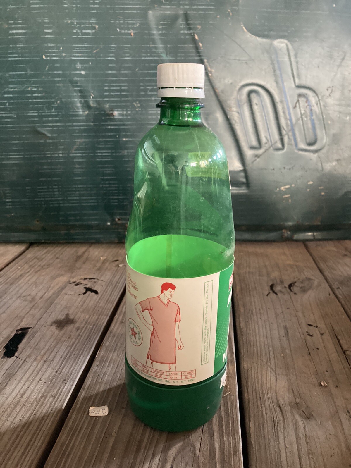 7up night shirt bottle Vintage Original Antique Collectible Plastic Memorabilia