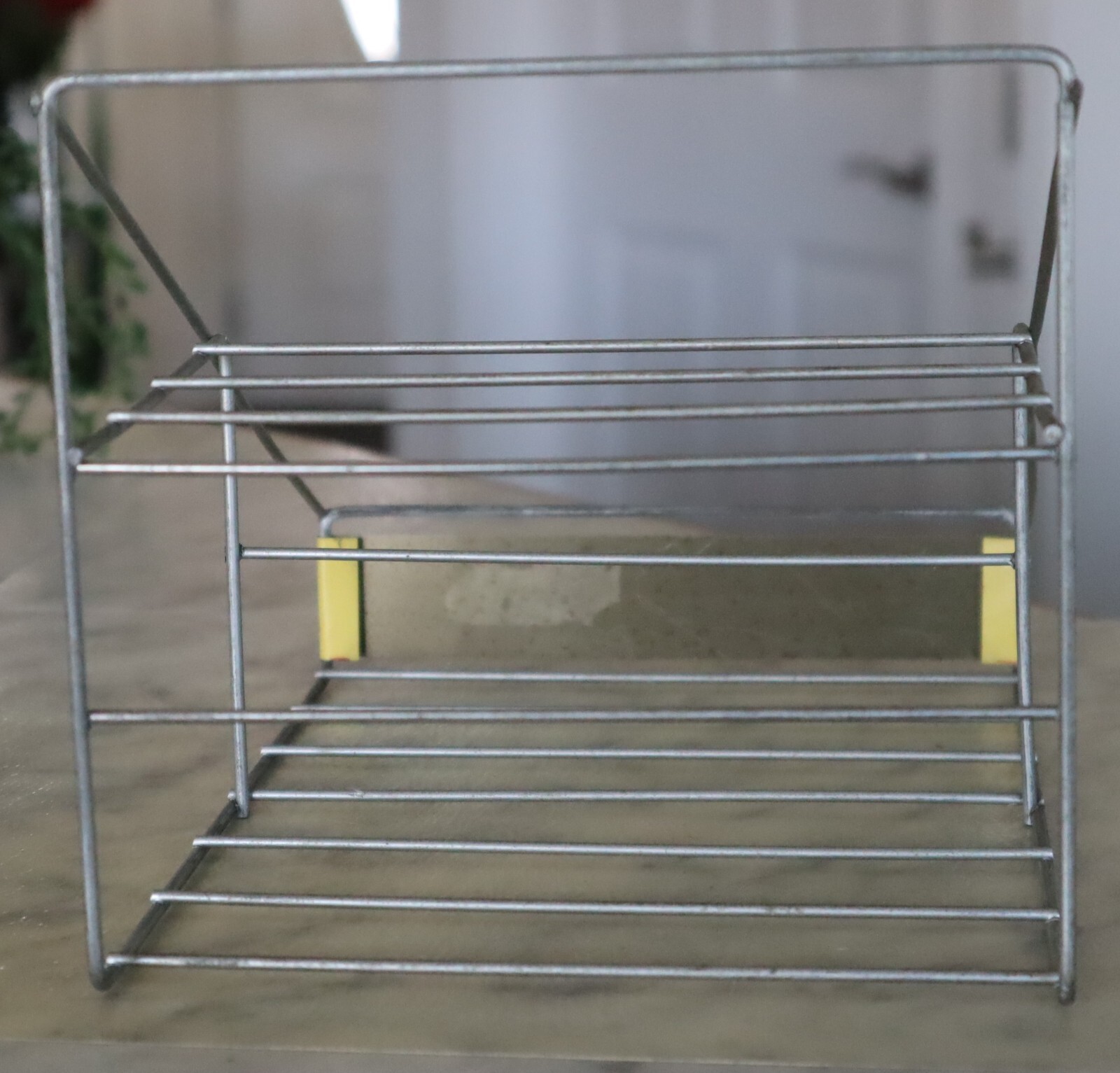 Vintage Fleischmann’s Yeast Metal Wire Counter Display Rack