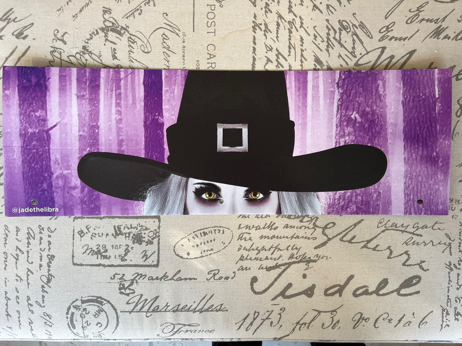 Spirit Halloween Cardboard End Cap Store Display Sign Witches Jade The Libra