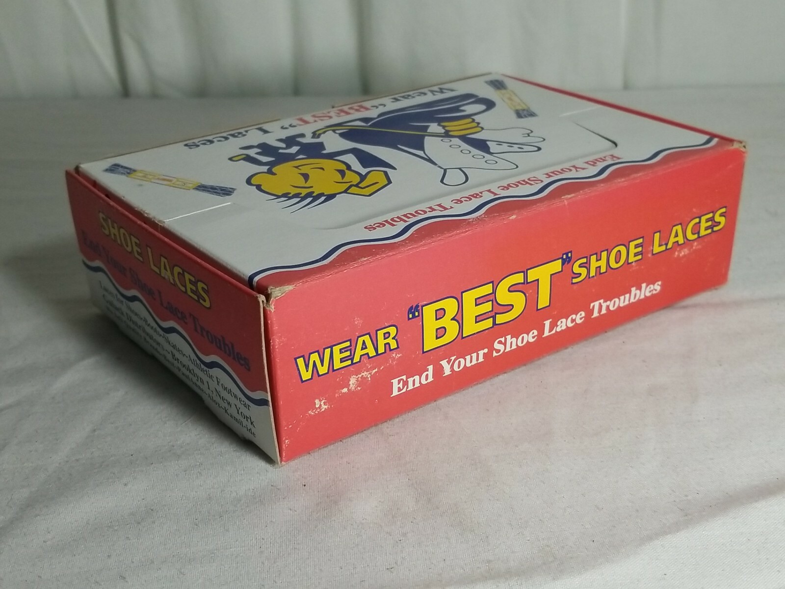 Old Vintage 1950’s – BEST Shoe Laces – Cardboard Display BOX FULL