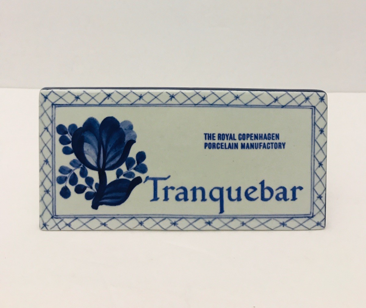 Royal Copenhagen Porcelain Dealer Display Sign