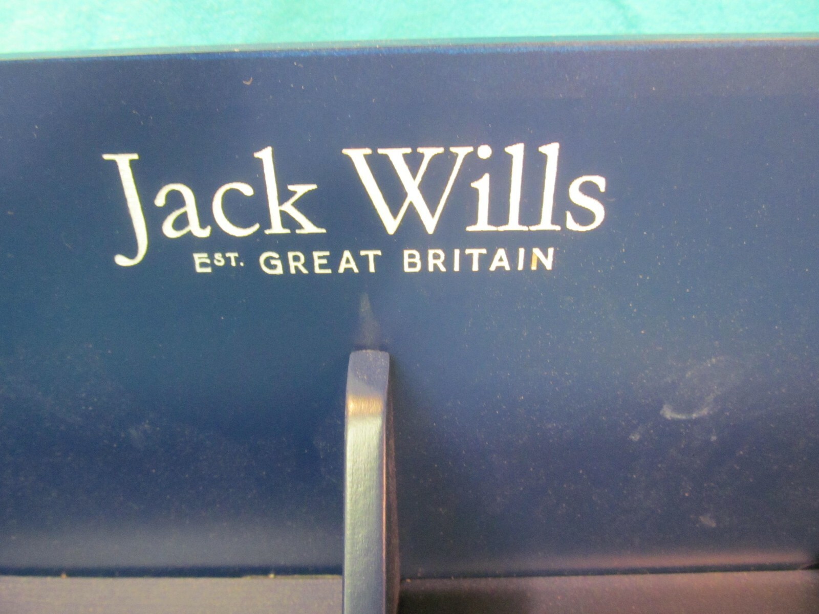 JACK WILLS WOOD STORE DISPLAY RACK FABULOUSLY BRITISH CHATHAM MA CAPE COD