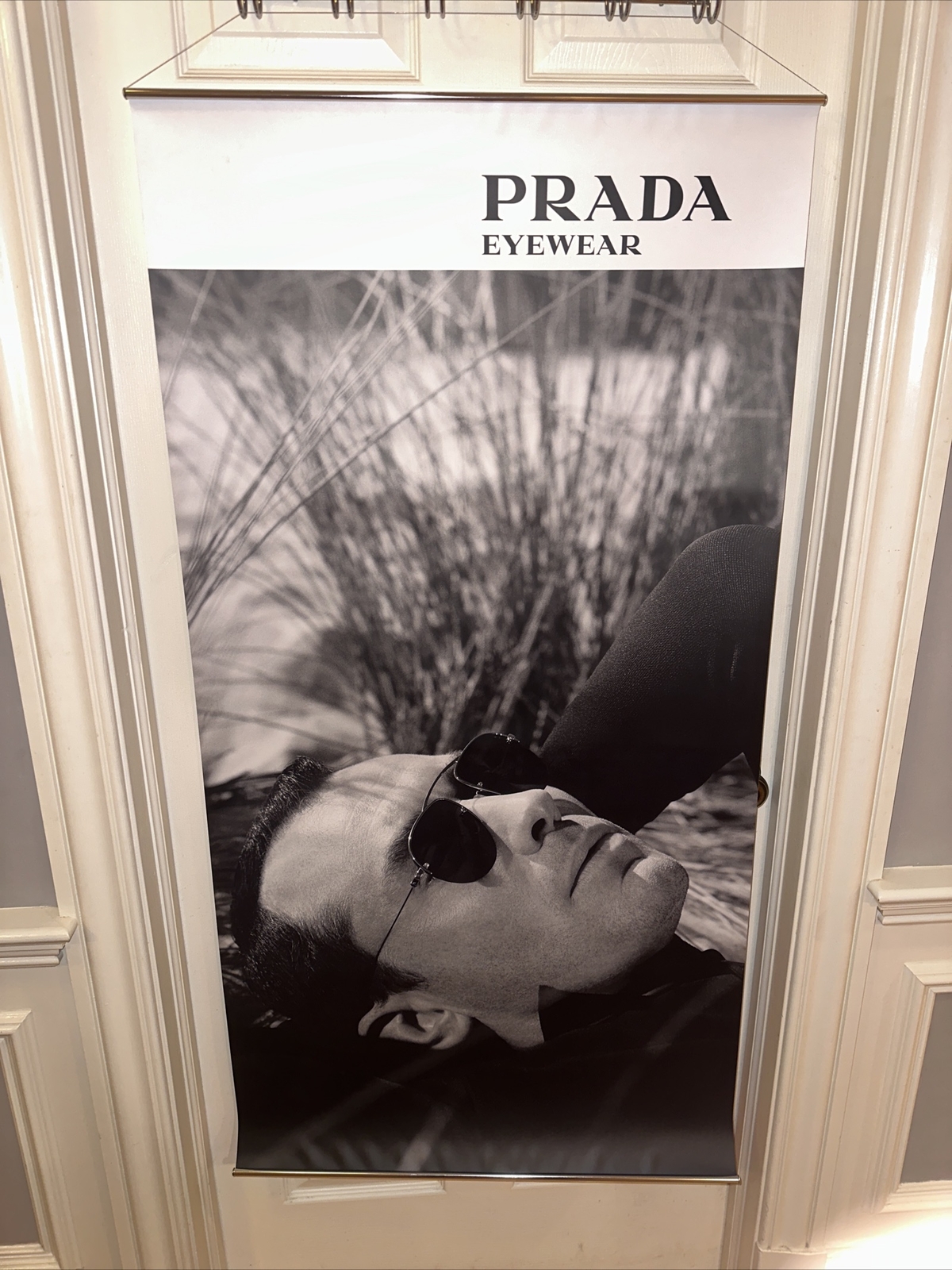 double sided PRADE EYEWEAR BANNER ADVERTISEMENT 28”x54″,model # ZPRBA17 ,bs0001