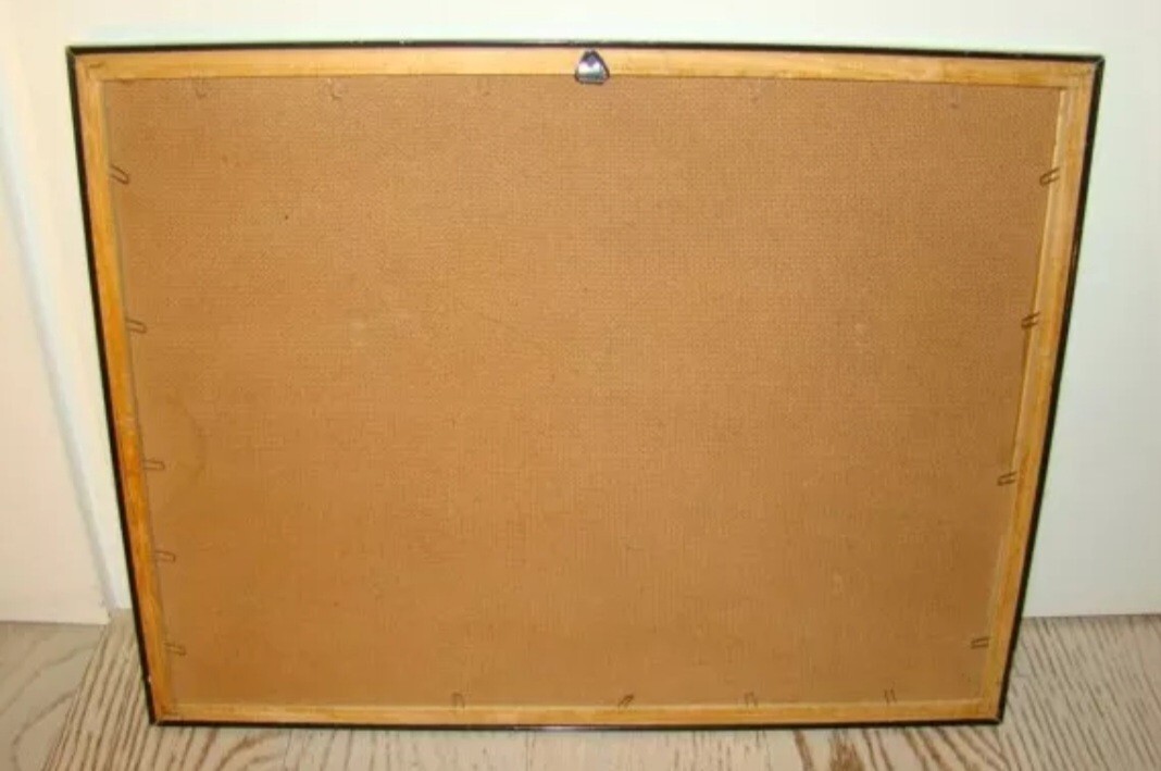 FRAME-HARLEY DAVIDSON OWNERS GROUP-MOTO-BIKERS-PICTURE-SIGN/SIGN-VINTAGE