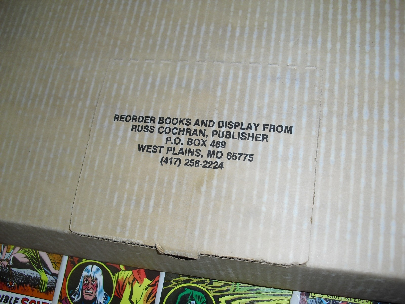EC is Back! Store Promo Countertop Display Box w/ 25 classic issues Russ Cochran