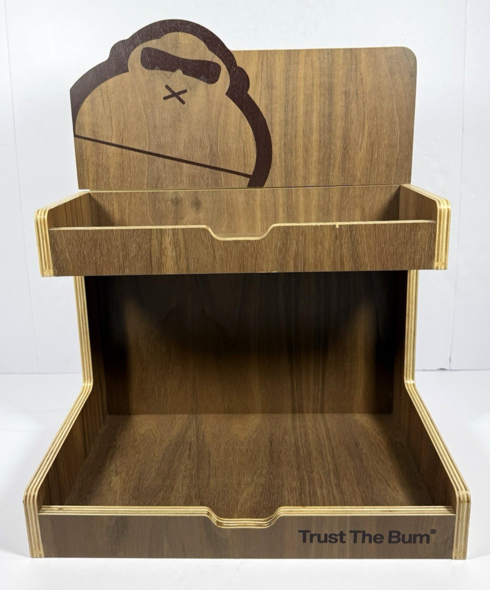 Sun Bum Store Display Shelf “Trust the Bum” Gorilla Logo Top