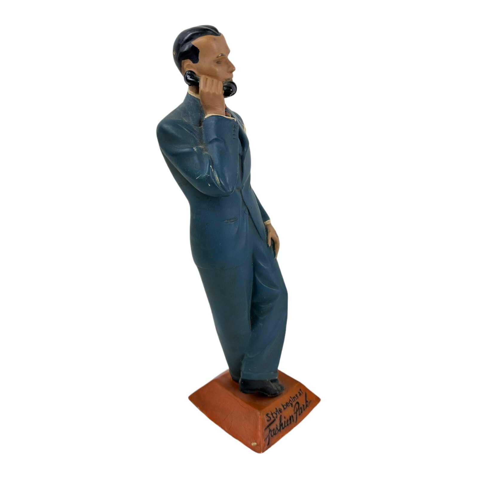 1950’s FASHION PARK menswear advertising figure / store display. Madmen RARE!