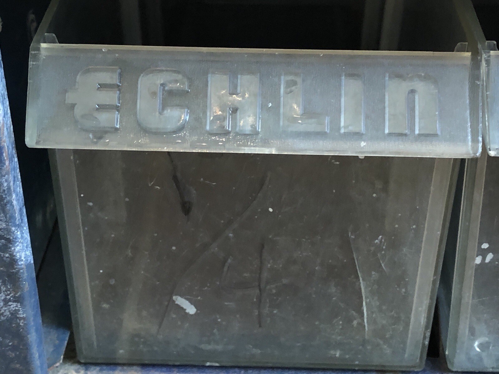 Vintage Napa Echlin Metal Shop Dealer Sign Cabinet Storage Tool Box Store Garage