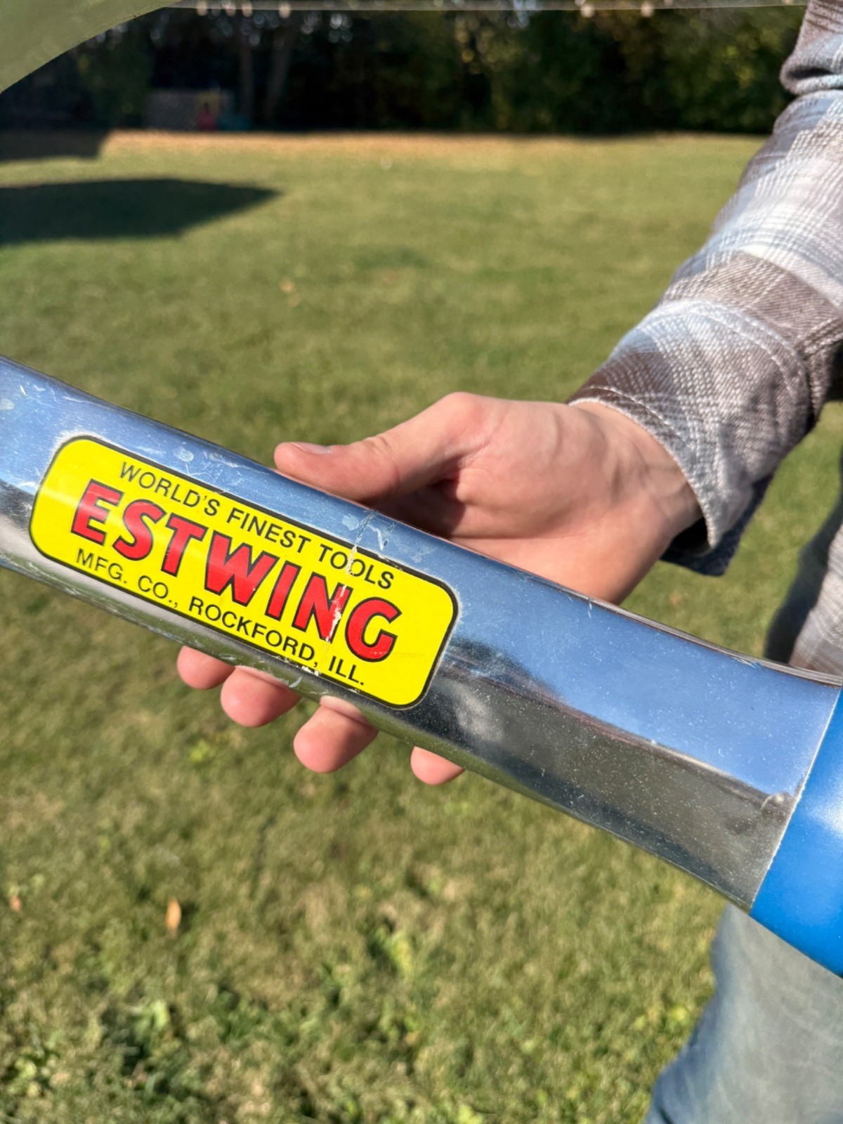 Vintage Estwing LARGE Store Display Plastic Hammer Advertising Sign 38″