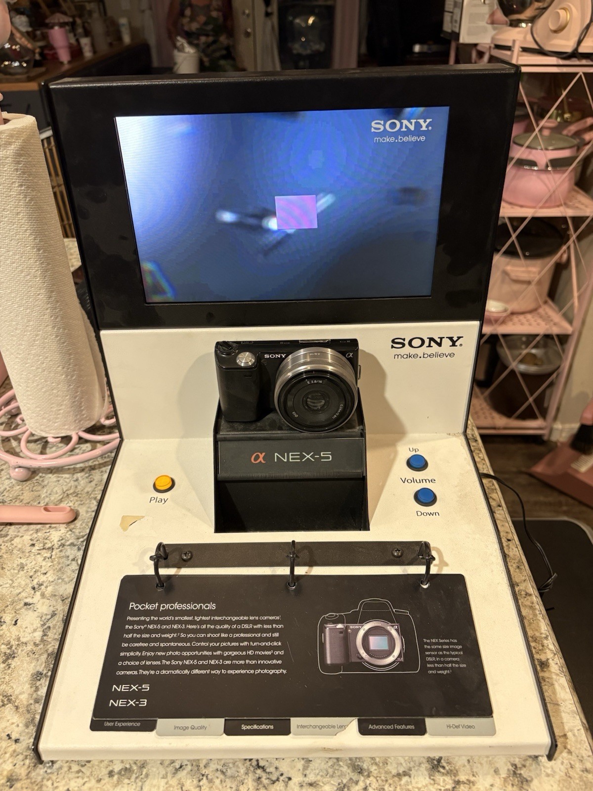 sony nex 5 store display Working Display Wow!! Advertisement
