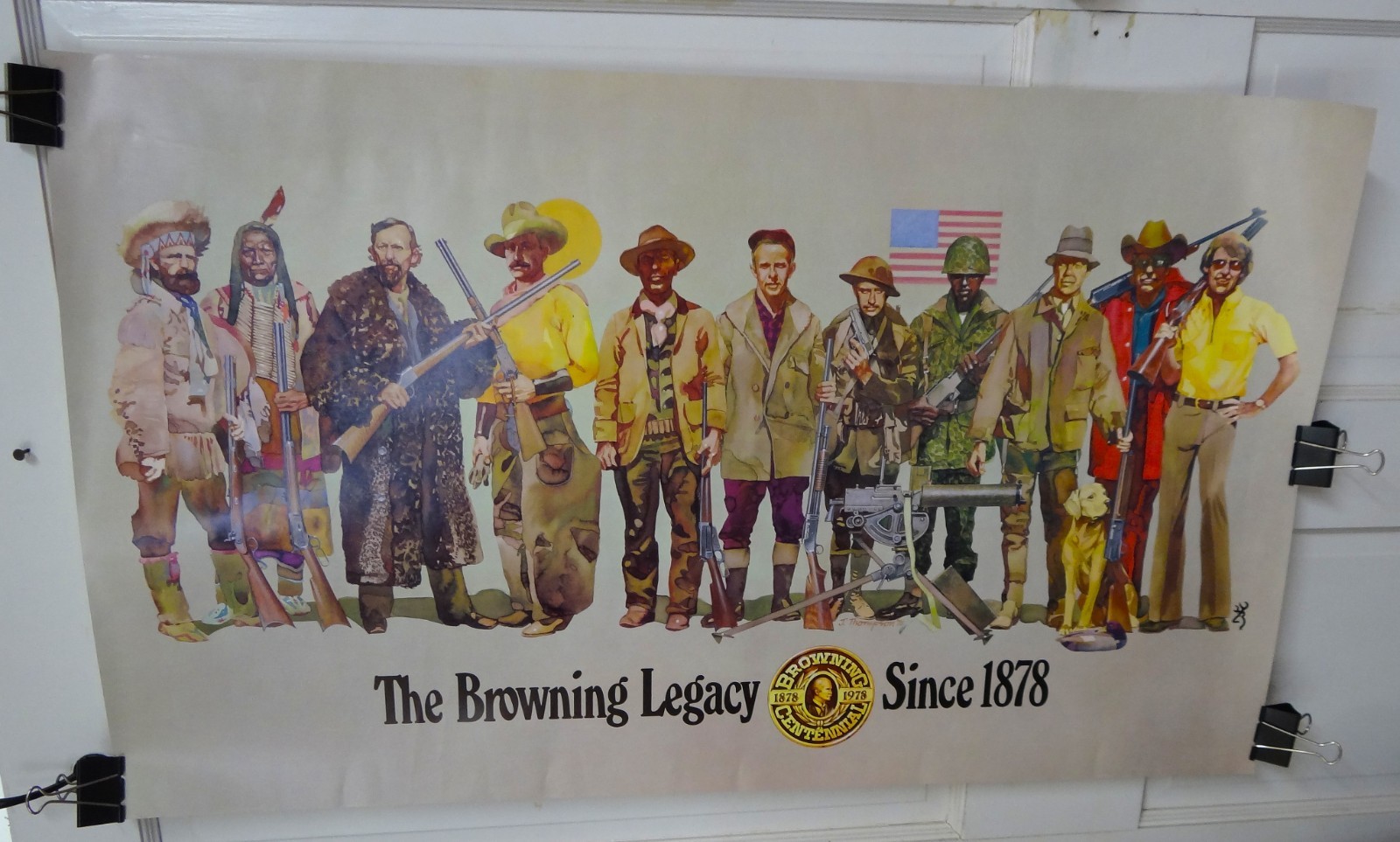 Browning Legacy Store Poster, 37 1/2″ x 22″, C. 1970’s-80’s
