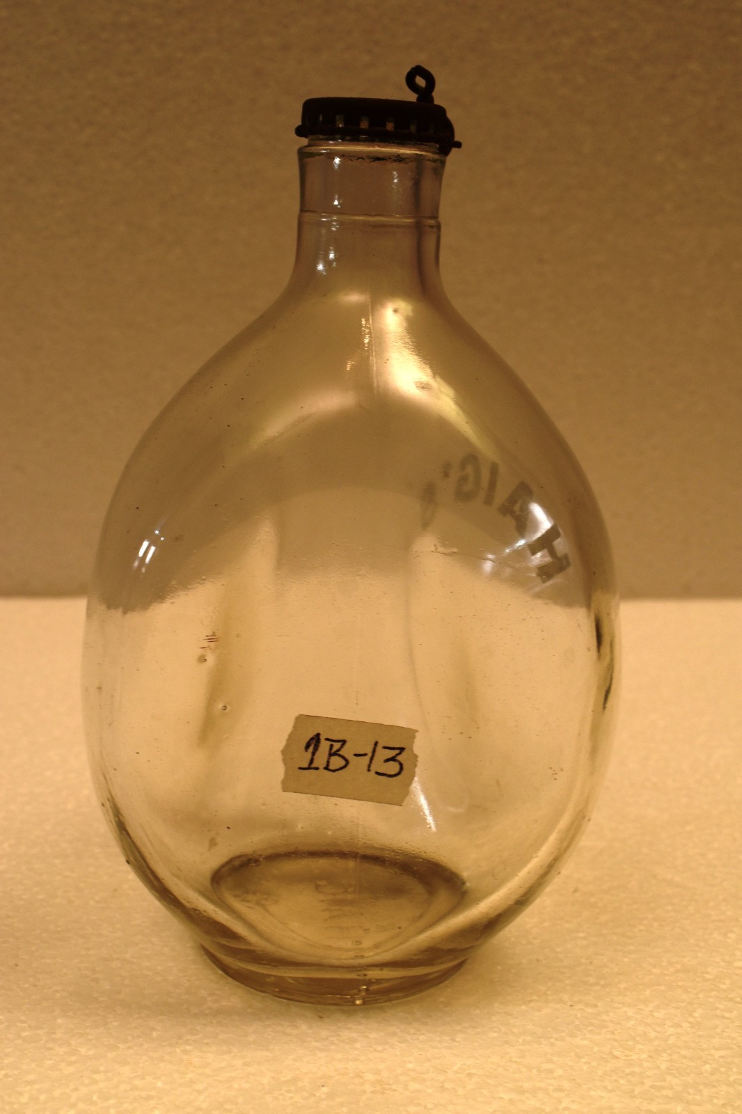 Vintage Haig’s Empty Embossed Clear Glass Whisky Bottle Scotch Display Decore” R