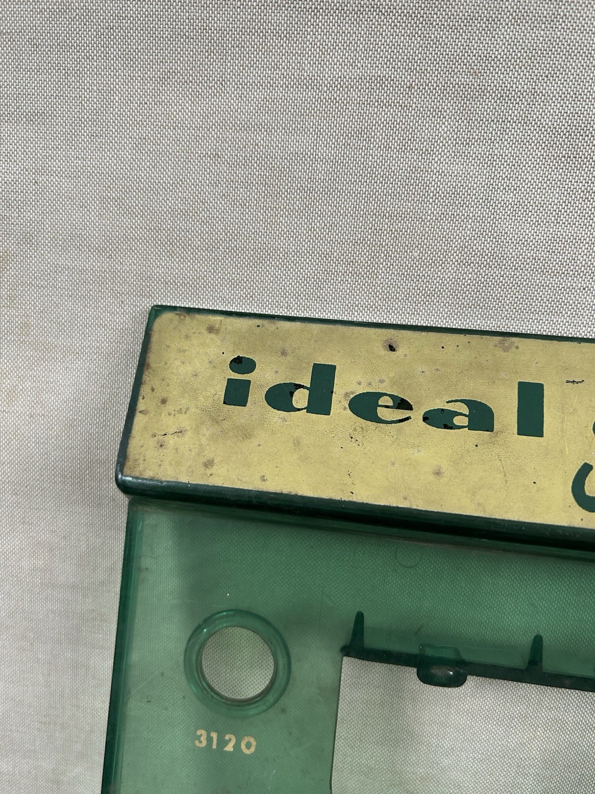 Mid Century IDEAL SWITCHES Store Counter Display Acrylic Hardware Sign Ad Vtg
