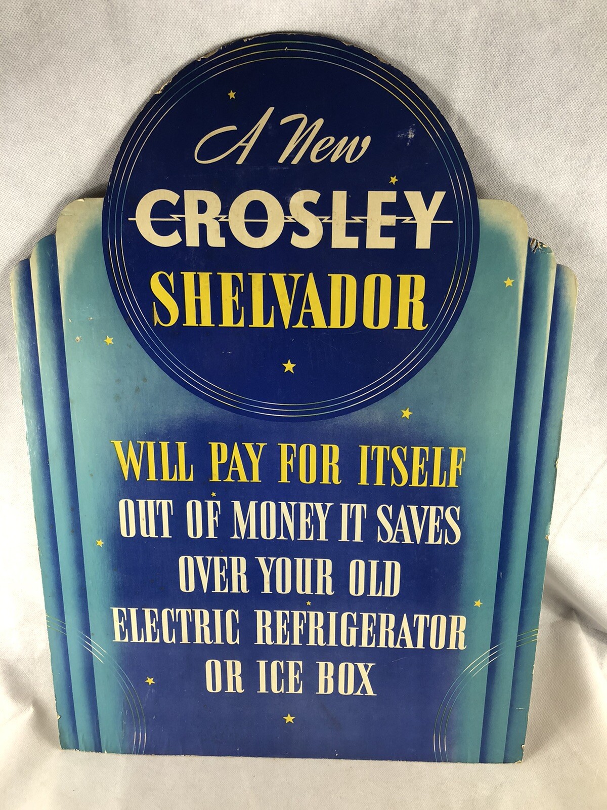 Crosley Shelvador, Refrigerator Store Display, Circa 1930’s