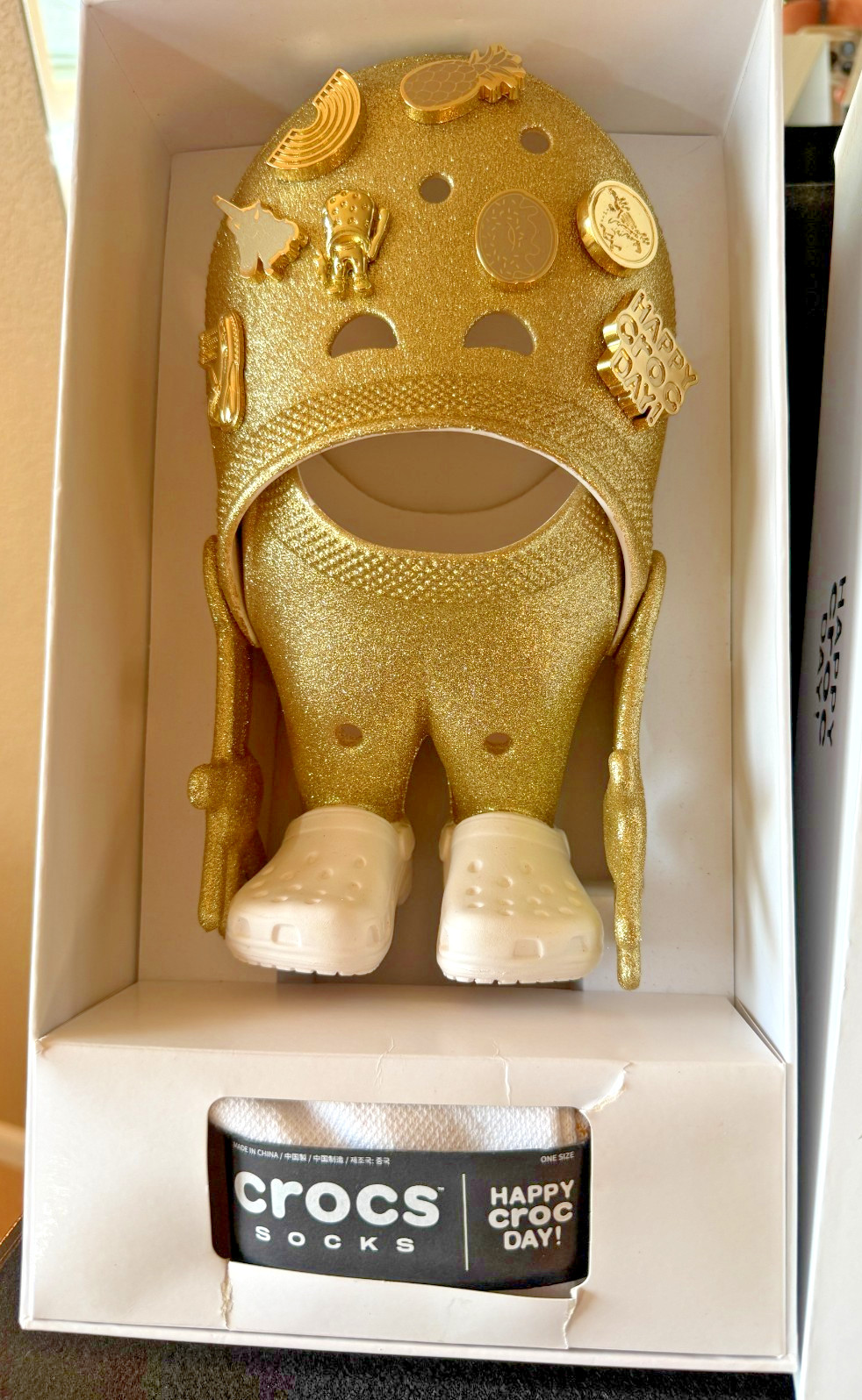 GOLD Croc DAY LIL’ 2021 Bundle Exclusive Friends & Family Croc Doll W/Box Crocs