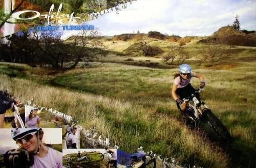 OAKLEY 2007 Darcy Turenne mountain bike HUGE promo poster Flawless New Old Stock