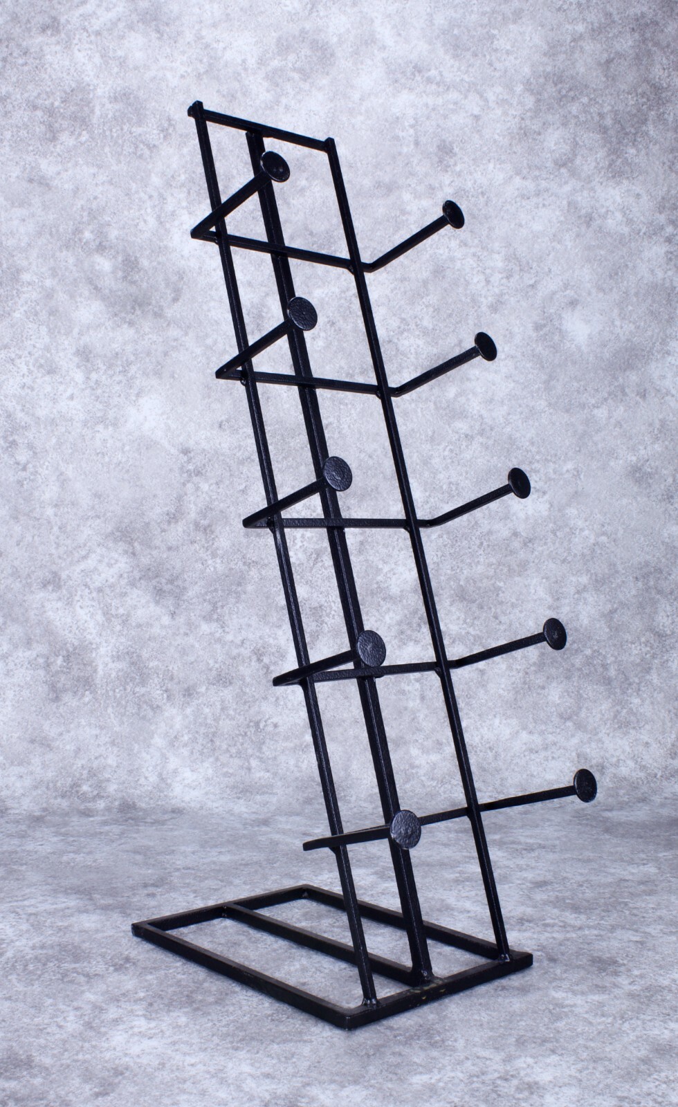 Wrought Iron Vertical Store Tabletop Display Rack Wine Rack
